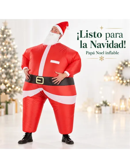 Disfraz de papa noel inflable fiestas 150-190cm | Infarta toys | Disfraces para fiestas