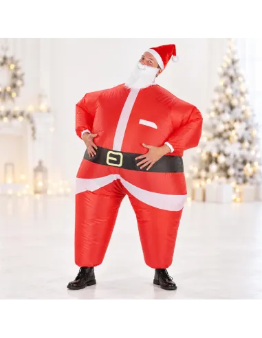 Disfraz de papa noel inflable fiestas 150-190cm | Infarta toys | Disfraces para fiestas
