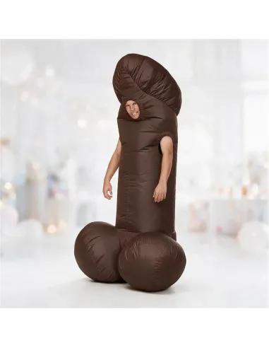 Disfraz de pene marron inflable fiestas 150-190cm | Infarta toys | Disfraces para fiestas