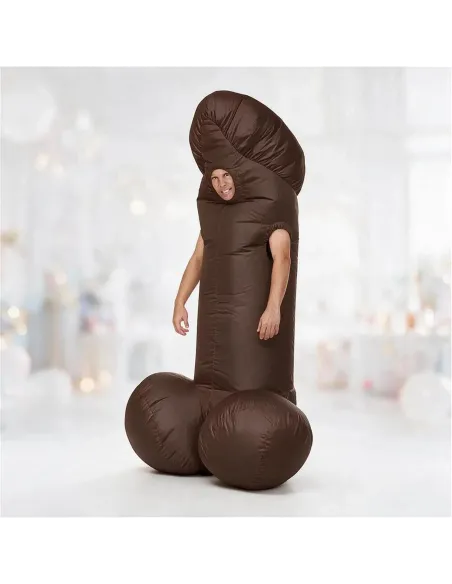 Disfraz de pene marron inflable fiestas 150-190cm | Infarta toys | Disfraces para fiestas