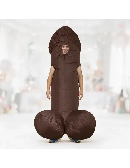 Disfraz de pene marron inflable fiestas 150-190cm | Infarta toys | Disfraces para fiestas