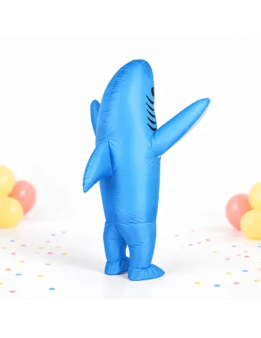 Disfraz de tiburon azul inflable fiestas 150-190cm | Infarta toys | Disfraces para fiestas