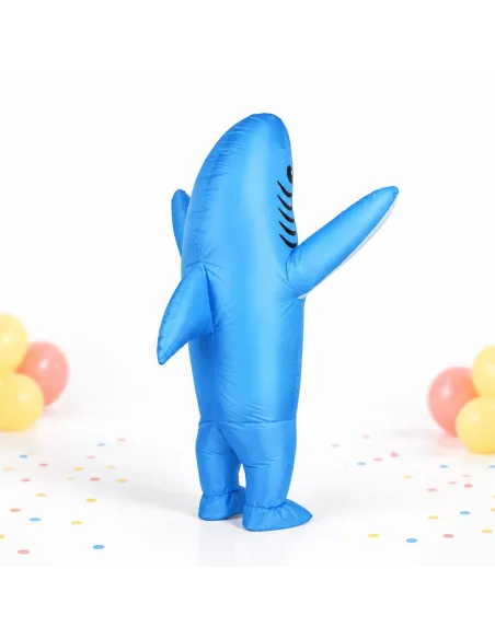 Disfraz de tiburon azul inflable fiestas 150-190cm | Infarta toys | Disfraces para fiestas