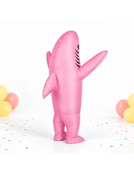 Disfraz de tiburon rosa inflable fiestas 150-190cm | Infarta toys | Disfraces para fiestas