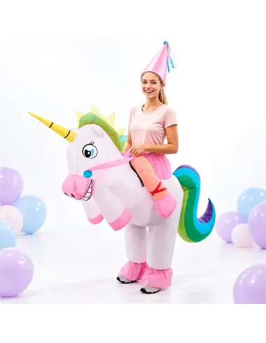 Disfraz de unicornio inflable fiestas 150-190cm | Infarta toys | Disfraces para fiestas