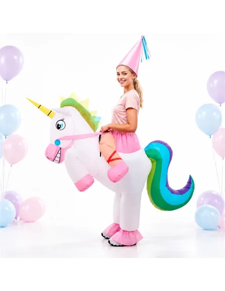 Disfraz de unicornio inflable fiestas 150-190cm | Infarta toys | Disfraces para fiestas