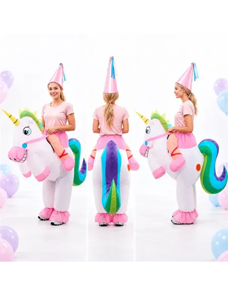 Disfraz de unicornio inflable fiestas 150-190cm | Infarta toys | Disfraces para fiestas