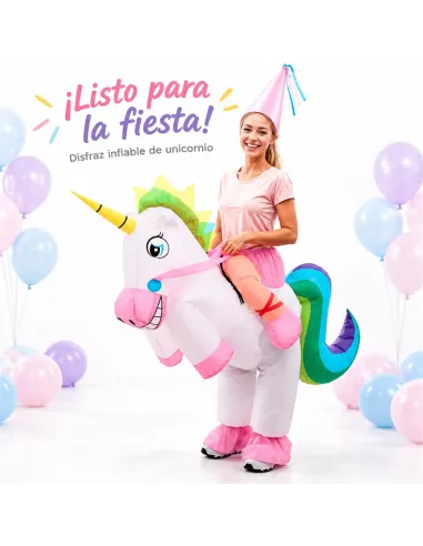 Disfraz de unicornio inflable fiestas 150-190cm | Infarta toys | Disfraces para fiestas