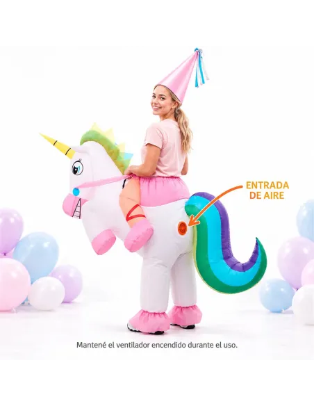 Disfraz de unicornio inflable fiestas 150-190cm | Infarta toys | Disfraces para fiestas