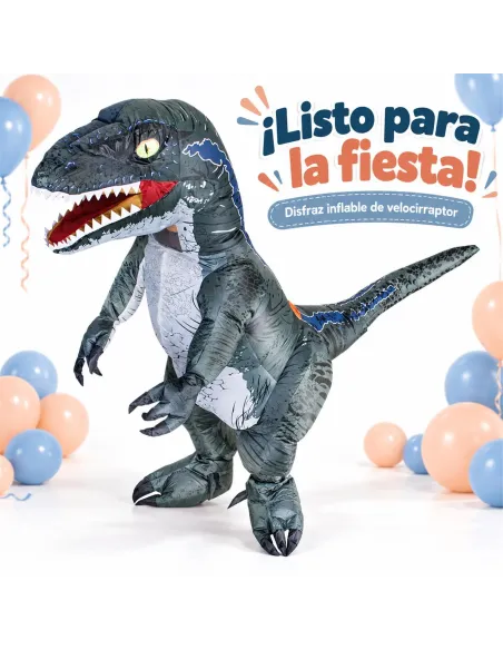 Disfraz de velociraptor inflable fiestas 150-190cm | Infarta toys | Disfraces para fiestas
