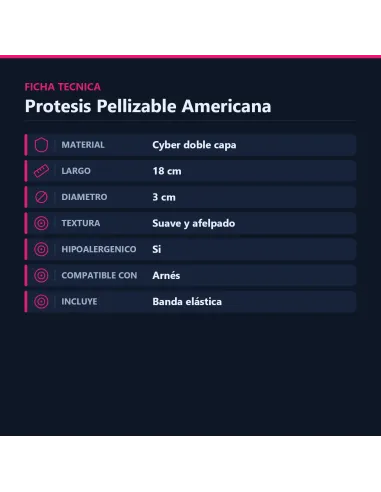 Protesis pellizcable americana f | Caiman | Fundas y extensiones