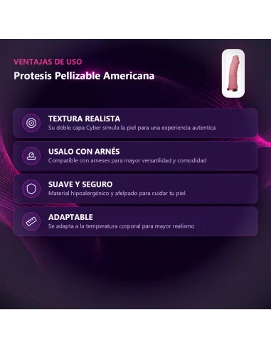 Protesis pellizcable americana f | Caiman | Fundas y extensiones