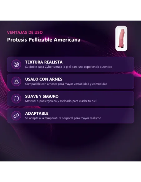 Protesis pellizcable americana f | Caiman | Fundas y extensiones