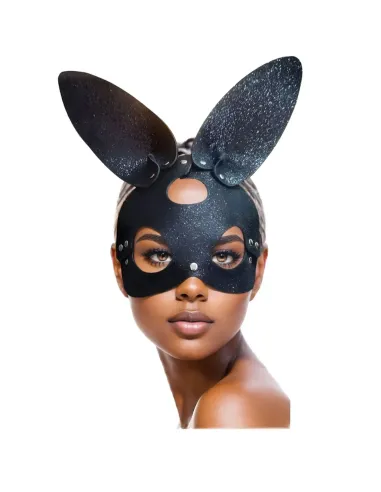 Mascara conejo glitter negro | Infarta fetish | Máscaras y antifaces