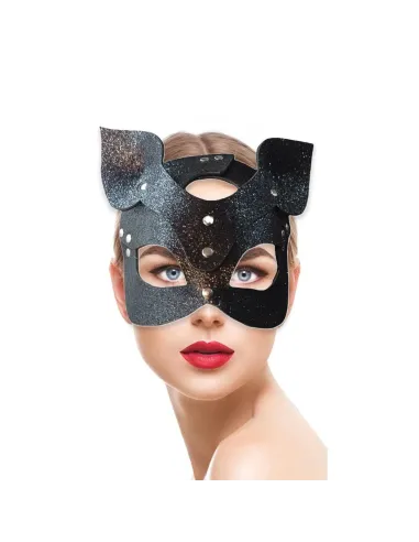 Mascara gatita glitter negro | Infarta fetish | Máscaras y antifaces