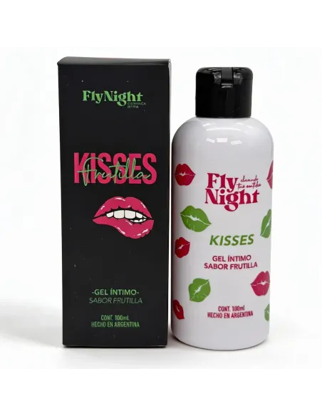 Kisses gel intimo strawberry 100ml | Fly night | Intimos