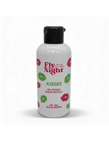 Kisses gel intimo strawberry 100ml | Fly night | Intimos