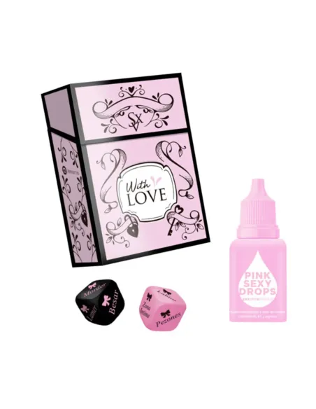 Love kit pink sexy drops! + dados clásicos | Sexitive | Juegos eróticos