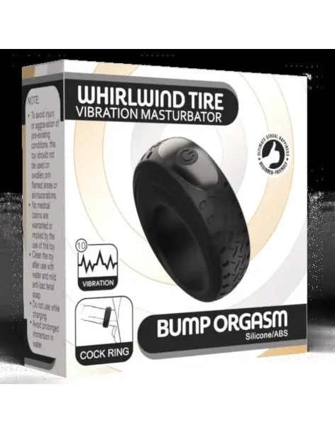 Anillo vibrador whirlwind tire secwell recargable con 10 modos usb | Secwell | Anillos