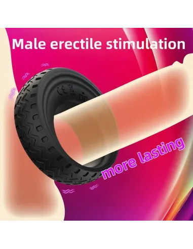 Anillo vibrador whirlwind tire secwell recargable con 10 modos usb | Secwell | Anillos