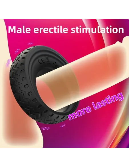 Anillo vibrador whirlwind tire secwell recargable con 10 modos usb | Secwell | Anillos