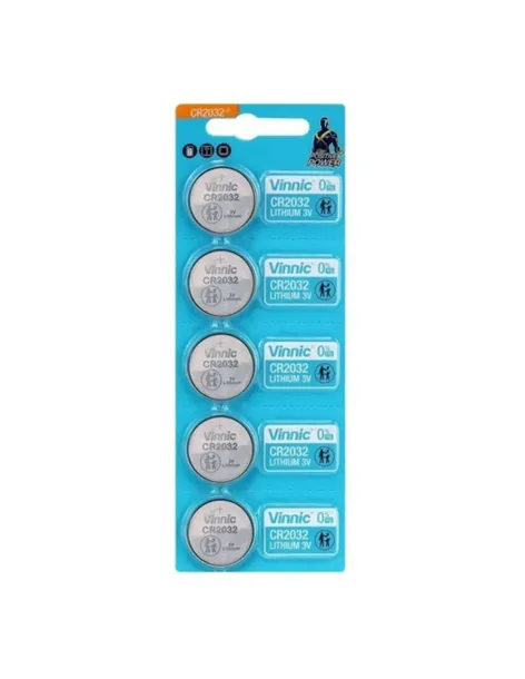 Pilas cr2032 - blister x 5 unidades | Vinnic | Pilas y baterias