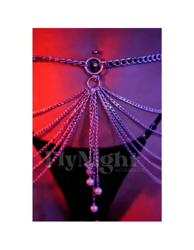Caderera de cadenas con perlas | Fly night | Accesorios y outfits