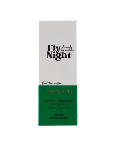 Aceite masaje neutro 100ml | Fly night | Corporales