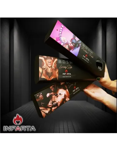 Portaligas moño negro - eco cuero | Infarta fetish | Portaligas