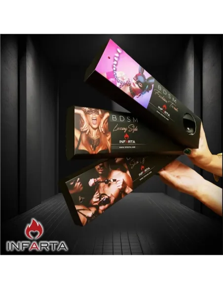 Portaligas moño negro - eco cuero | Infarta fetish | Portaligas