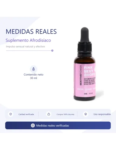 Pink sexy drops 30ml | Sexitive | Capsulas potenciadoras
