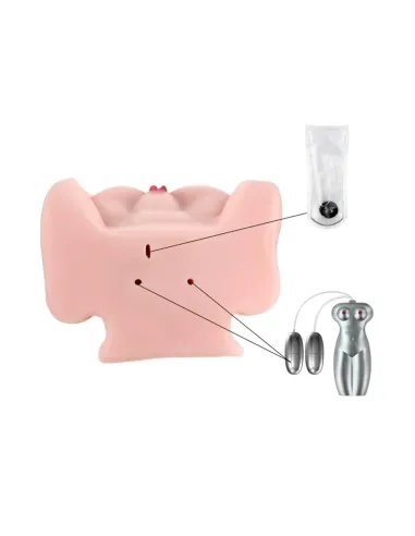 Masturbador ano vagina vibrador 42cm x 21cm - 9.4kg. temperatura sonido | Baile