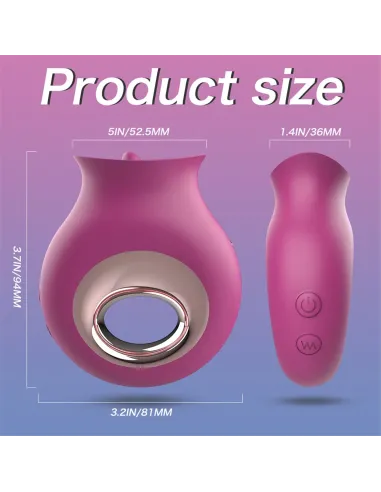 Cleopatra vibrador lengua recargable multifuncional | S-hande | Vibradores
