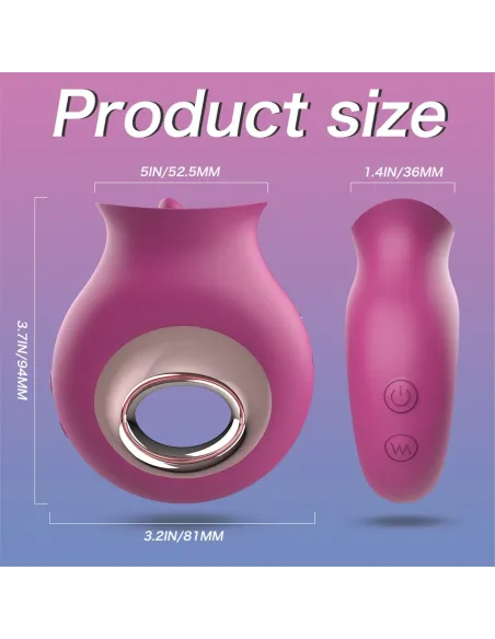 Cleopatra vibrador lengua recargable multifuncional | S-hande | Vibradores