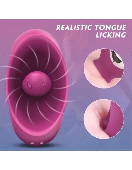 Cleopatra vibrador lengua recargable multifuncional | S-hande | Vibradores