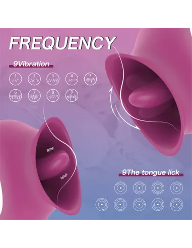 Cleopatra vibrador lengua recargable multifuncional | S-hande | Vibradores