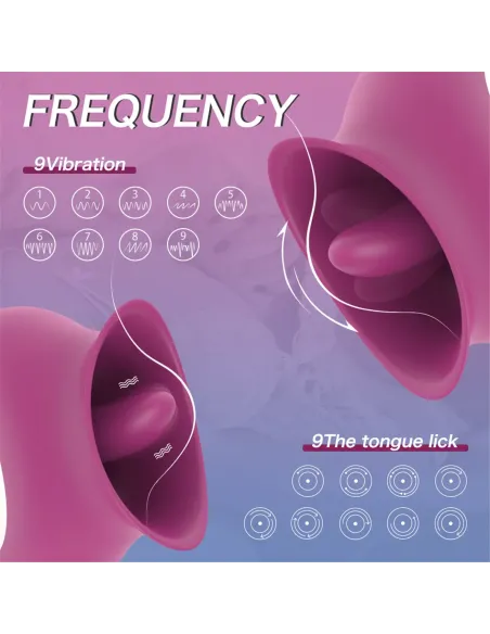 Cleopatra vibrador lengua recargable multifuncional | S-hande | Vibradores