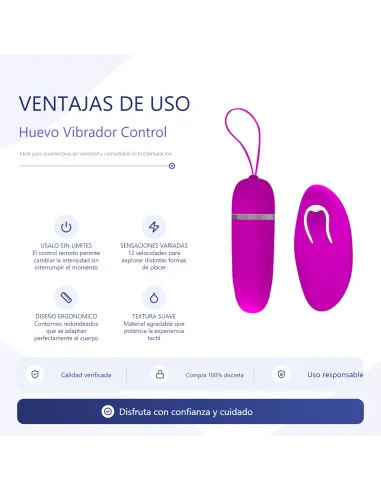 Vibrador debby estimulador clitoris control remoto | Pretty love | Bolas y huevos vaginales
