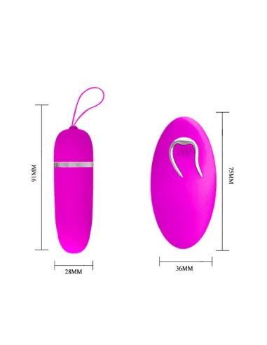 Vibrador debby estimulador clitoris control remoto | Pretty love | Bolas y huevos vaginales