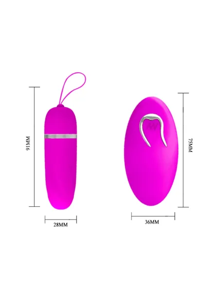 Vibrador debby estimulador clitoris control remoto | Pretty love | Bolas y huevos vaginales