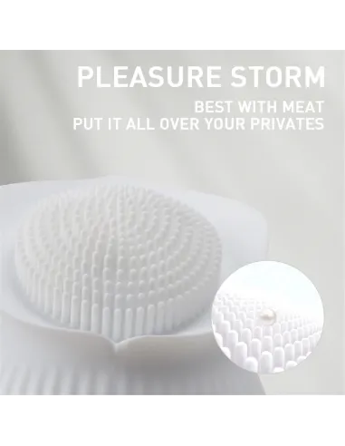 Vibrador white rose estimulador clitoris usb recargable 10 funciones 6cmx7cm | S-hande | Estimuladores clítoris