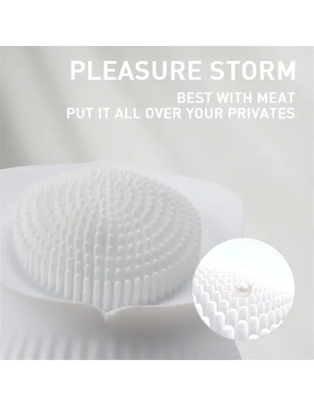 Vibrador white rose estimulador clitoris usb recargable 10 funciones 6cmx7cm | S-hande | Estimuladores clítoris