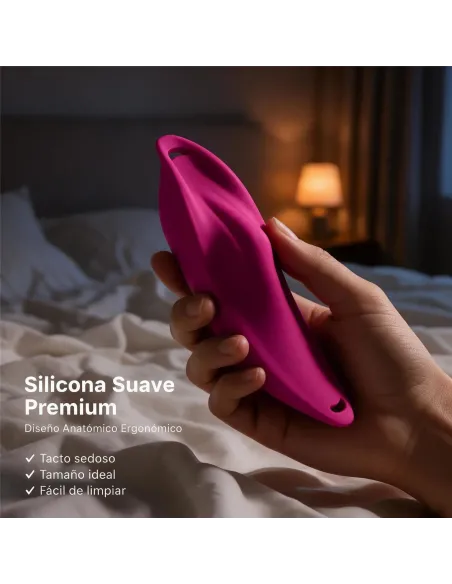 Vibrador tanga control remoto 9 funciones para estimular y jugar en pareja - usb silicona | S-hande | Estimuladores clítoris