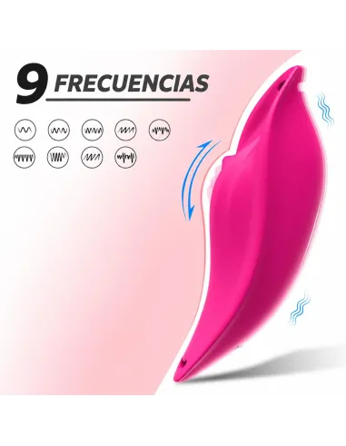Vibrador tanga control remoto 9 funciones para estimular y jugar en pareja - usb silicona | S-hande | Estimuladores clítoris