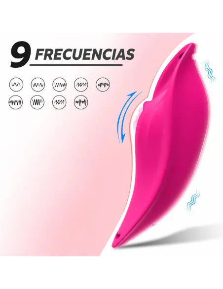 Vibrador tanga control remoto 9 funciones para estimular y jugar en pareja - usb silicona | S-hande | Estimuladores clítoris
