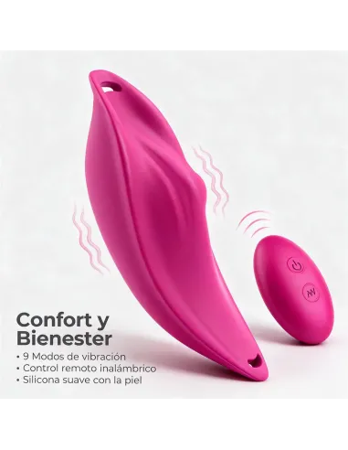 Vibrador tanga control remoto 9 funciones para estimular y jugar en pareja - usb silicona | S-hande | Estimuladores clítoris
