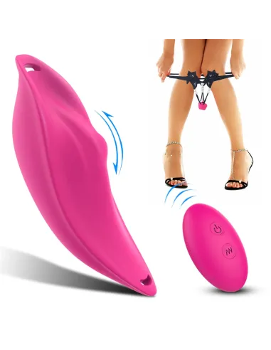 Vibrador tanga control remoto 9 funciones para estimular y jugar en pareja - usb silicona | S-hande | Estimuladores clítoris