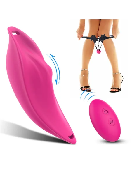 Vibrador tanga control remoto 9 funciones para estimular y jugar en pareja - usb silicona | S-hande | Estimuladores clítoris