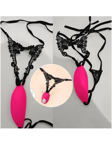 Vibrador tanga control remoto 9 funciones para estimular y jugar en pareja - usb silicona | S-hande | Estimuladores clítoris