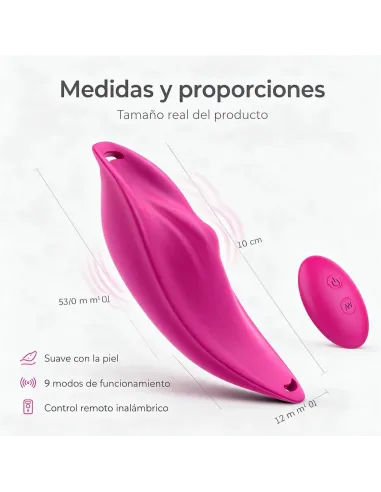 Vibrador tanga control remoto 9 funciones para estimular y jugar en pareja - usb silicona | S-hande | Estimuladores clítoris